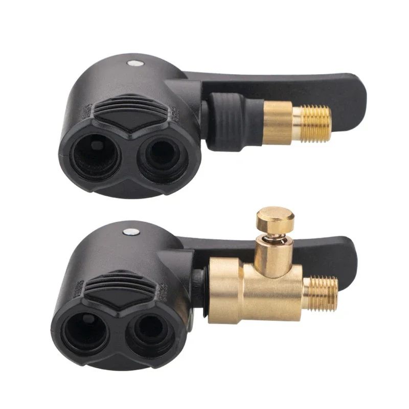 Dual Purpose Bicycle Pump Adapter HighPressure Hose Nozzle For Motorbike Inflatable Pump Valve Conn 4