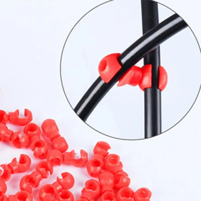 Rotatable S Buckle Bike BrakeDerailleur Shift Clips MTB Cable Line Tube Ring Clasp 1