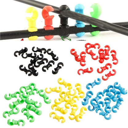 Rotatable S Buckle Bike BrakeDerailleur Shift Clips MTB Cable Line Tube Ring Clasp 2