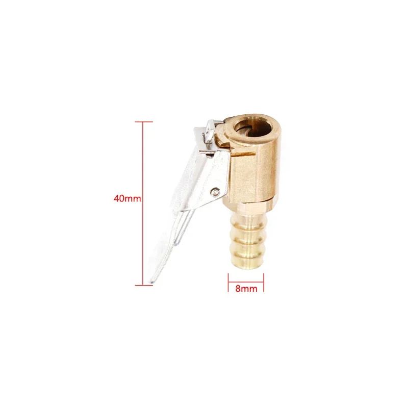 Dual Purpose Bicycle Pump Adapter HighPressure Hose Nozzle For Motorbike Inflatable Pump Valve Conn 9