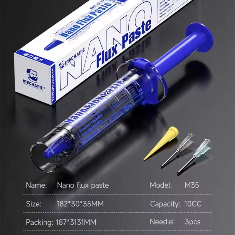 Mechanic M35 Nano Flux Paste With Needles For Chip And Motherboard Repair 5
