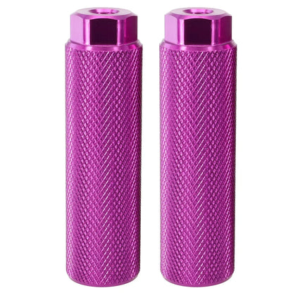 Bike Pegs Aluminum Alloy AntiSkid BMX Pegs For 38 Inch Axles  Durable Foot Rests For Road Mountain