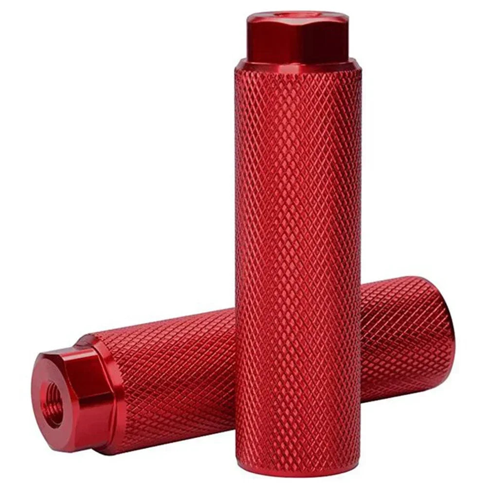 Bike Pegs Aluminum Alloy AntiSkid BMX Pegs For 38 Inch Axles  Durable Foot Rests For Road Mountain