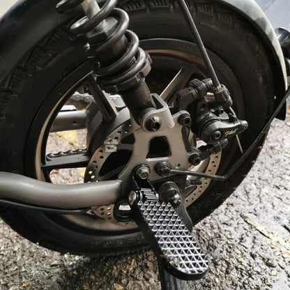 Bike Rear Pedal Set Foldable Bicycle Rear Foot Peg With AntiSlip Design Replacement Footrest For El 3