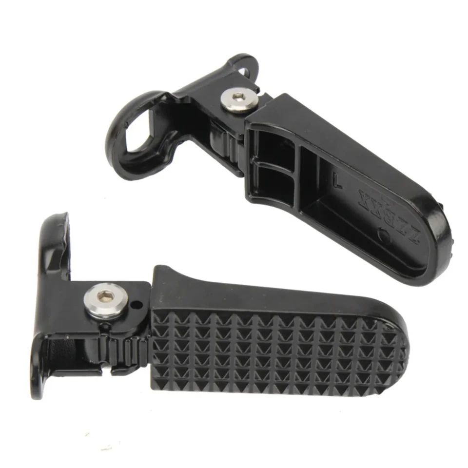 Bike Rear Pedal Set Foldable Bicycle Rear Foot Peg With AntiSlip Design Replacement Footrest For El 4