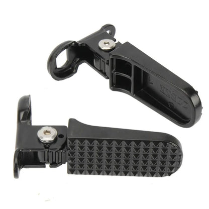 Bike Rear Pedal Set Foldable Bicycle Rear Foot Peg With AntiSlip Design Replacement Footrest For El 4