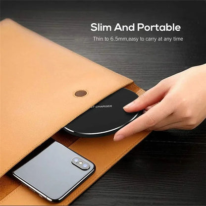 100W Fast Wireless Charger Pad  Compatible With IPhone Samsung Xiaomi HighSpeed Wireles Charging St 4