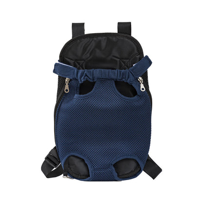 Double Shoulder Breathable Pet Dog Carrier Backpack Portable Travel  Outdoor Mesh Front Bag For Sma 8