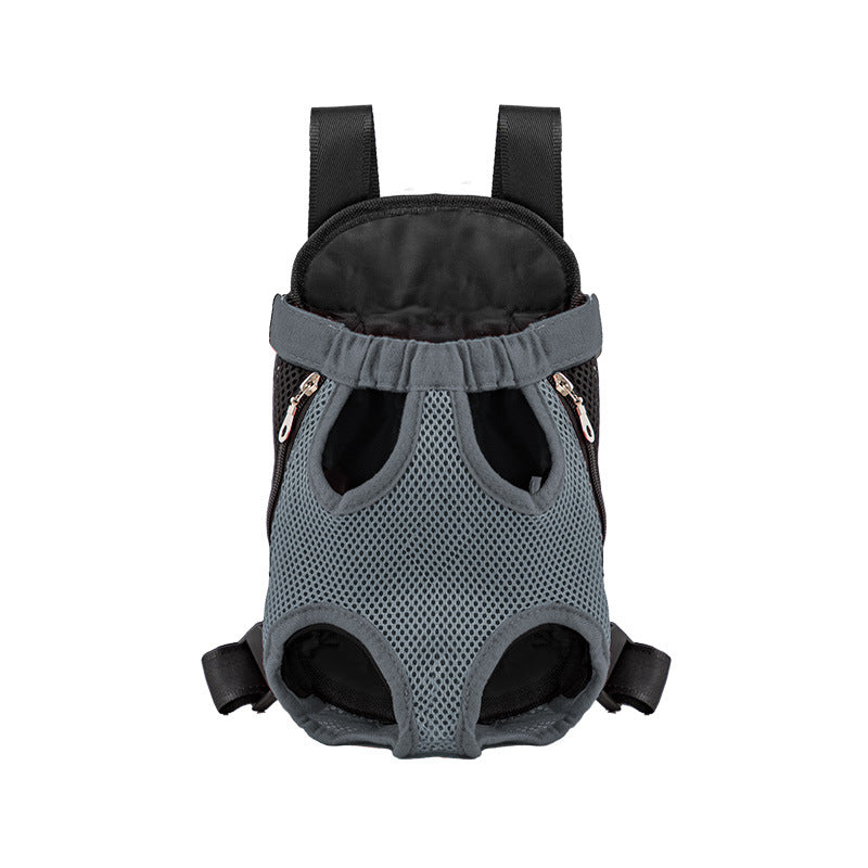 Double Shoulder Breathable Pet Dog Carrier Backpack Portable Travel  Outdoor Mesh Front Bag For Sma 6