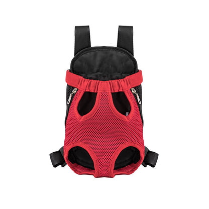 Double Shoulder Breathable Pet Dog Carrier Backpack Portable Travel  Outdoor Mesh Front Bag For Sma 7