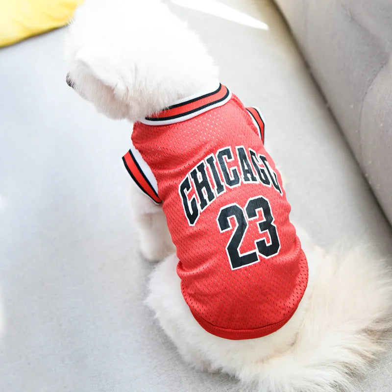 Basketball Jersey Dog Shirts Lightweight Mesh Sportswear For Puppies  Cats Breathable Summer Pet Cl 1