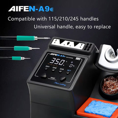 Soldering Station With Handle And Tips For Precision Rework And Repair