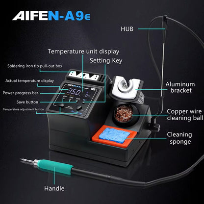 Soldering Station With Handle And Tips For Precision Rework And Repair 4