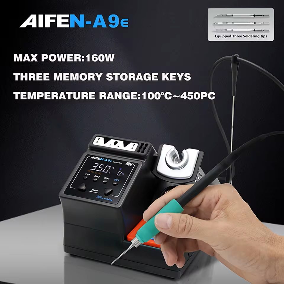 Soldering Station With Handle And Tips For Precision Rework And Repair 6