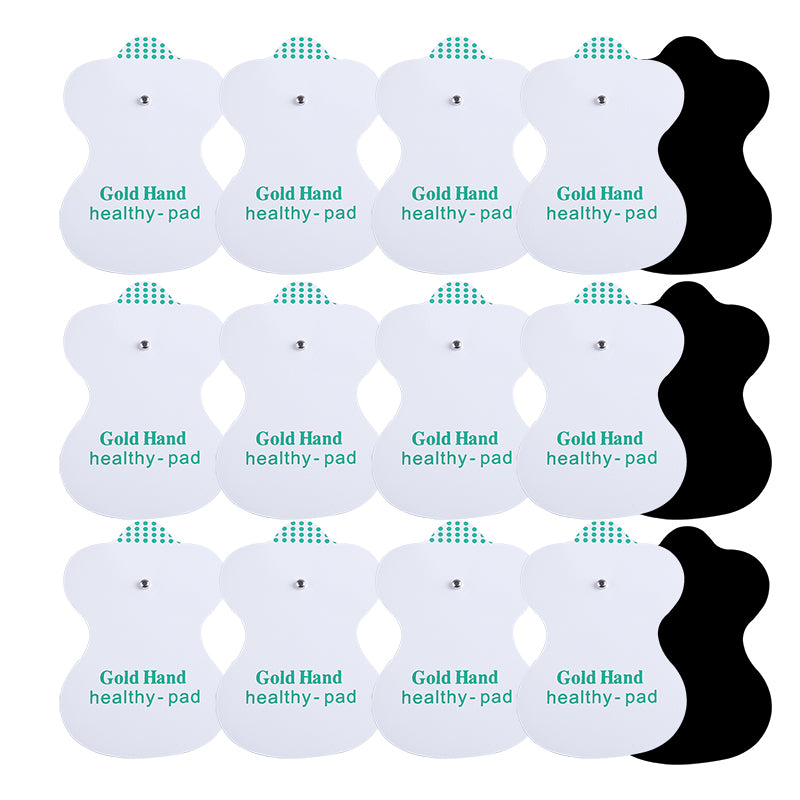 Reusable TENS Electrode Pads With Gel SelfAdhesive Pads For Digital Massager Acupuncture  Pain Reli 5