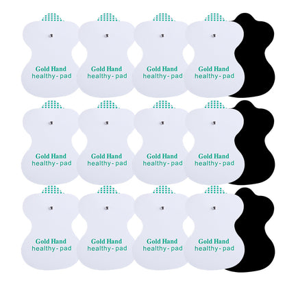 Reusable TENS Electrode Pads With Gel SelfAdhesive Pads For Digital Massager Acupuncture  Pain Reli 5