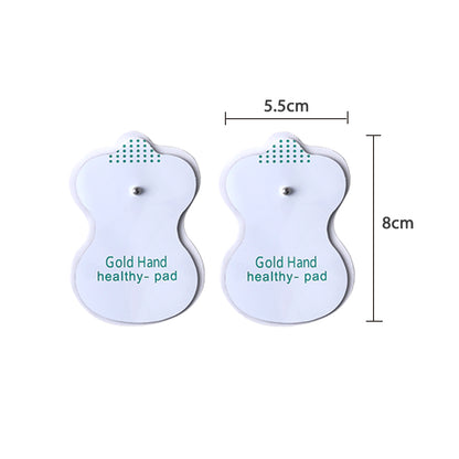 Reusable TENS Electrode Pads With Gel SelfAdhesive Pads For Digital Massager Acupuncture  Pain Reli 4