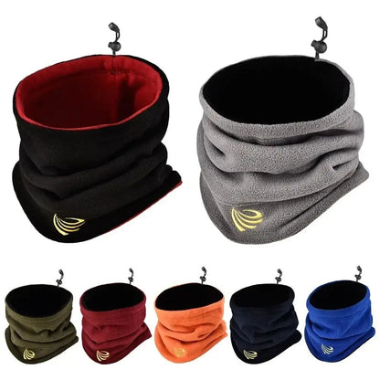 Winter Camping Fleece Neck Gaiter, Ski Tube Scarf, Snowboard Half Face Mask & Cold-Proof Collar for Men & Women
