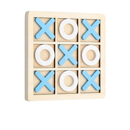 Solid Wooden Tic Tac Toe Board Game Premium Backyard Entertainment For All Ages 2