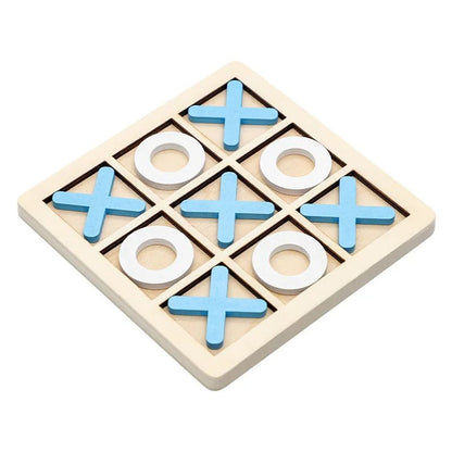 Solid Wooden Tic Tac Toe Board Game Premium Backyard Entertainment For All Ages 5