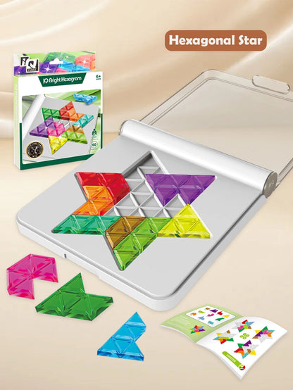 Advanced Logical Thinking Training Fun Tabletop Games Multiple Shapes Colors Premium Puzzle Toys Gi 6