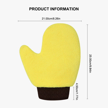 Double-Sided Coral Fleece Car Wash Glove, Scratch-Free Auto Cleaning Mitt for Windows, Paint & Glass Care