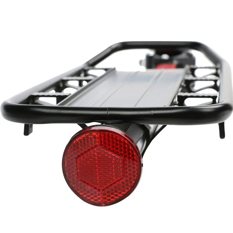 Aluminum Alloy Bicycle Rear Shelf Quick Disassembly Mountain Bike Carrier With Reflective Plate For 5