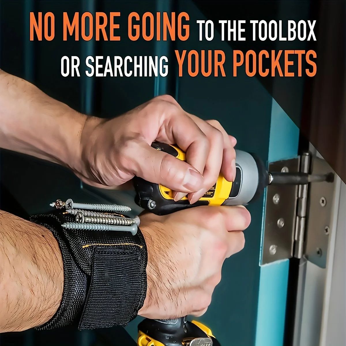 Magnetic Wristband For Holding Screws Nails  Drilling Bits Tool Holder Belt With Strong Magnets Coo 2