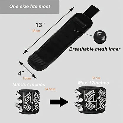 Magnetic Wristband For Holding Screws Nails  Drilling Bits Tool Holder Belt With Strong Magnets Coo 3