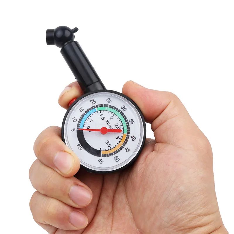 Portable Tire Pressure Gauge Digital Air Pressure Tester for Car Truck, Bike Motorcycle Mini Tyre Gauge With Angle Valve