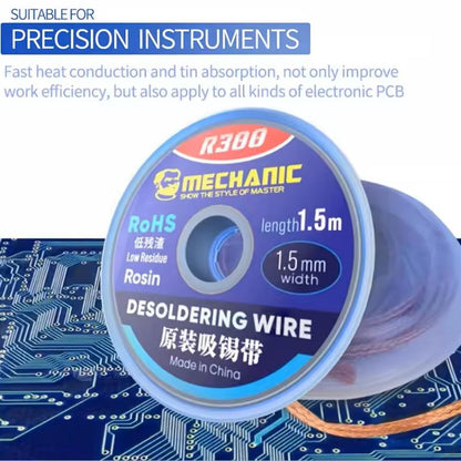 R300 Desoldering Braid Wire For Solder Removal And PCB Repair 1