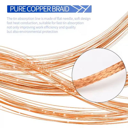 R300 Desoldering Braid Wire For Solder Removal And PCB Repair 3