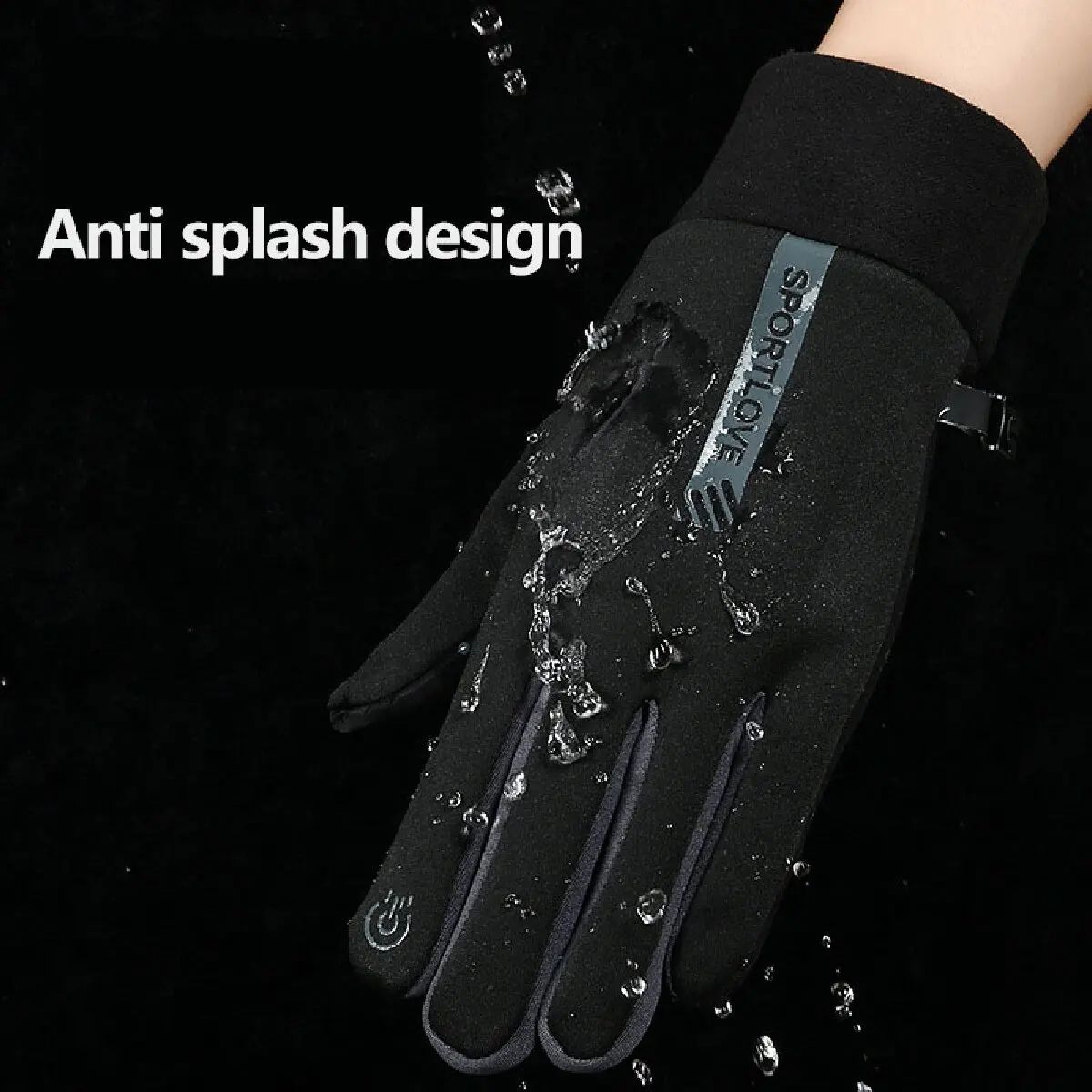 Winter Gloves For Women Thermal Fleece Cycling Bike Gloves Windproof  Waterproof Cold Resistance Mi 2