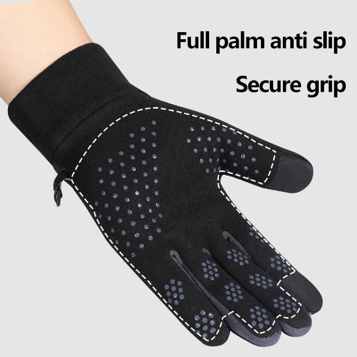 Winter Gloves For Women Thermal Fleece Cycling Bike Gloves Windproof  Waterproof Cold Resistance Mi 3