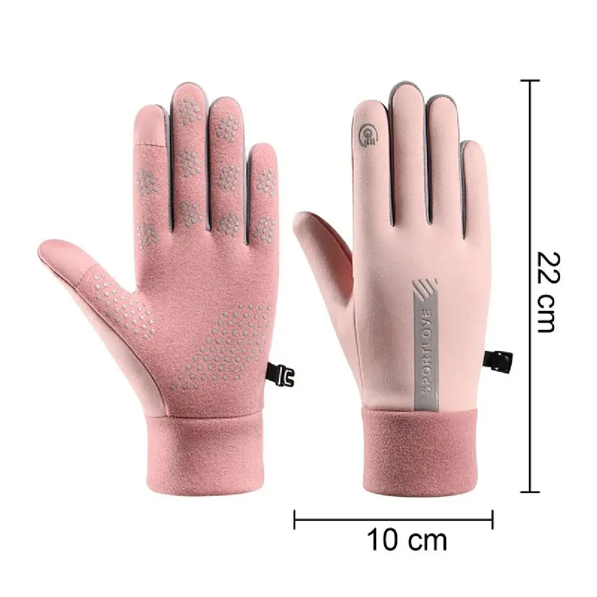 Winter Gloves For Women Thermal Fleece Cycling Bike Gloves Windproof  Waterproof Cold Resistance Mi 5