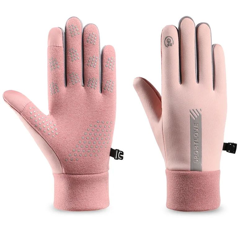 Winter Gloves For Women Thermal Fleece Cycling Bike Gloves Windproof  Waterproof Cold Resistance Mi 11