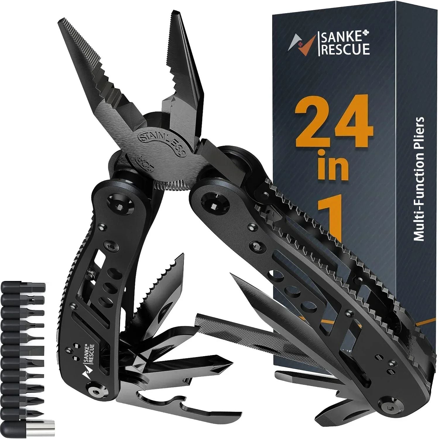 Multitool with Pliers, Professional Multi-Tool for Survival, Camping, Hunting, Gifts for Men, Dad, Husband