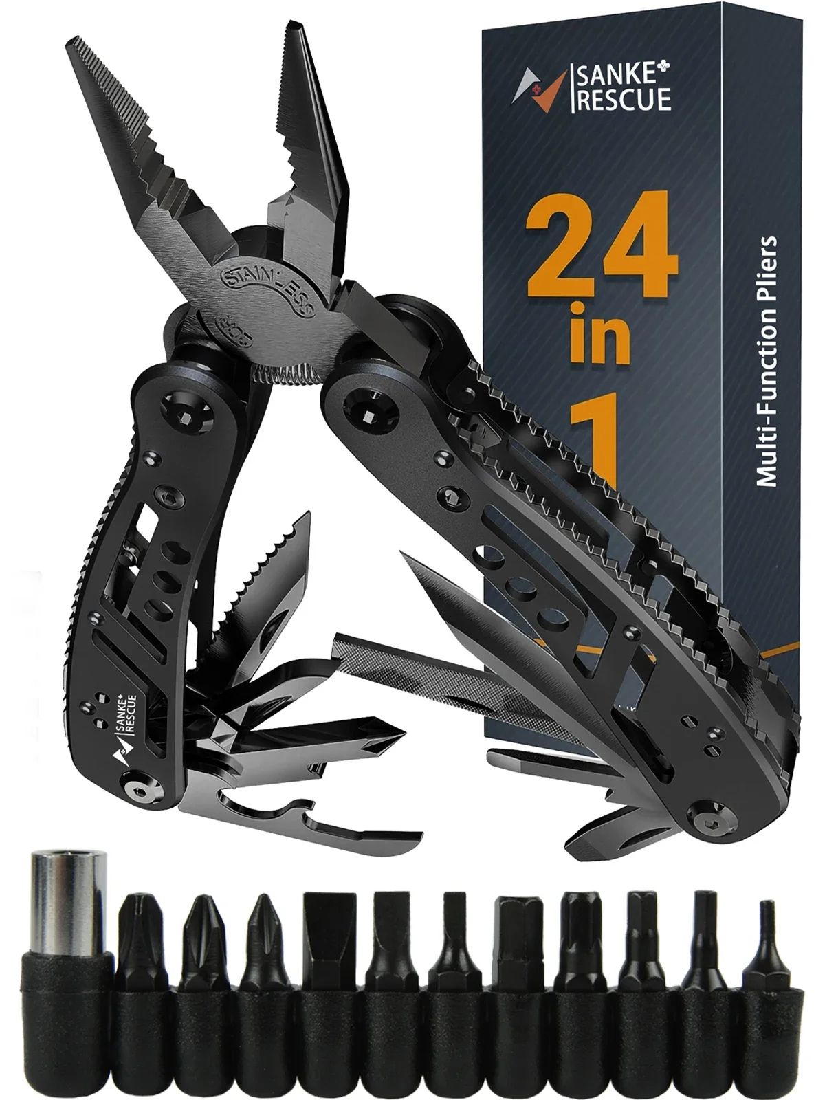 Multitool With Pliers Professional MultiTool For Survival Camping Hunting Gifts For Men Dad Husband 6