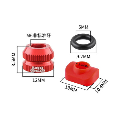 Bike Tubeless Tire Presta Valve Nut Aluminum Ultralight Valve Cap For MTB  Road Bicycle Rim Cycling 1