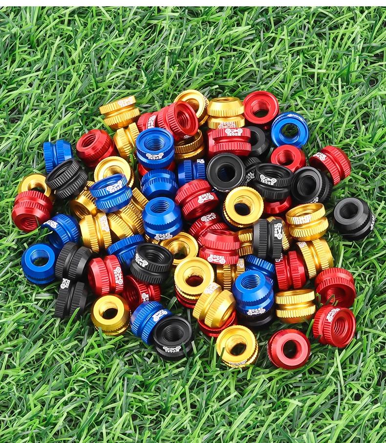 Bike Tubeless Tire Presta Valve Nut Aluminum Ultralight Valve Cap For MTB  Road Bicycle Rim Cycling 3