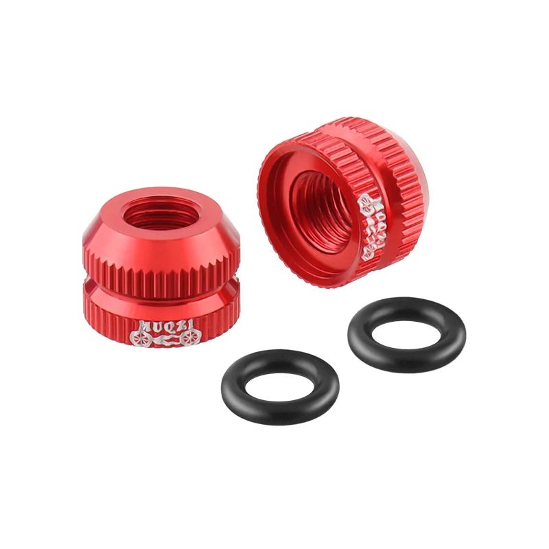 Bike Tubeless Tire Presta Valve Nut Aluminum Ultralight Valve Cap For MTB  Road Bicycle Rim Cycling 9