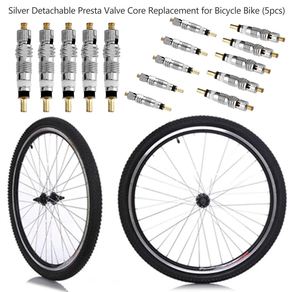 Bicycle Tyre Valve Core Stem Presta Style Bike Tire Valve Core Set For Tubeless MTB  Road Bike Tube 1