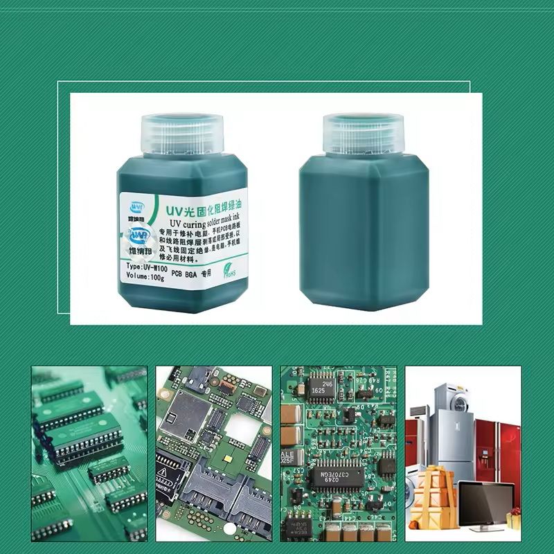 Multi Color UV Solder Mask Ink For PCB Protection  100g Welding Paint For BGA Repair 3