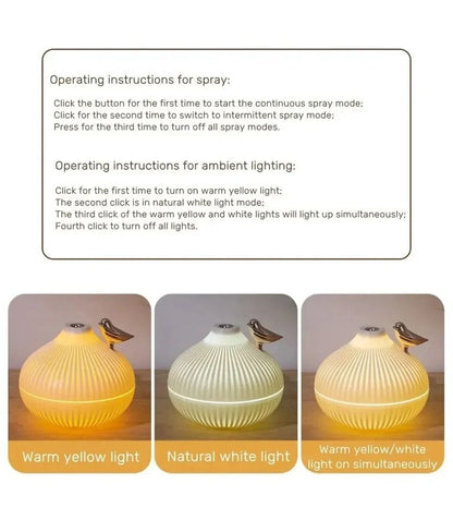 WhisperGlow USB Humidifier  Quiet Aroma Diffuser  Night Light For Bedroom And Office 7