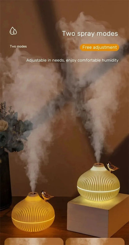 WhisperGlow USB Humidifier  Quiet Aroma Diffuser  Night Light For Bedroom And Office 3