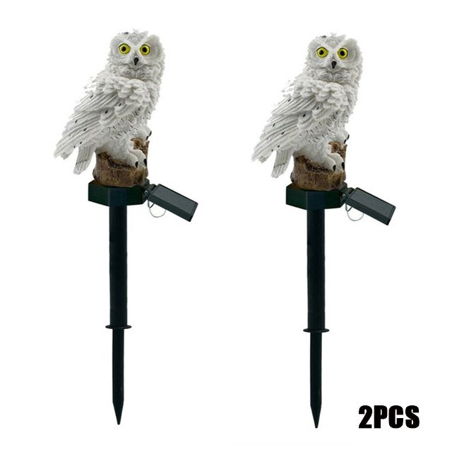 NightGuardian Solar Owl Garden Light  Waterproof Outdoor Decor With LED Glow 7