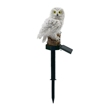 NightGuardian Solar Owl Garden Light  Waterproof Outdoor Decor With LED Glow 6