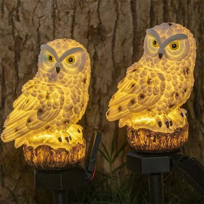 NightGuardian Solar Owl Garden Light  Waterproof Outdoor Decor With LED Glow 11