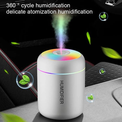 MistBloom Mini USB Humidifier – Cool Mist Aroma Diffuser for Car, Office, and Bedroom