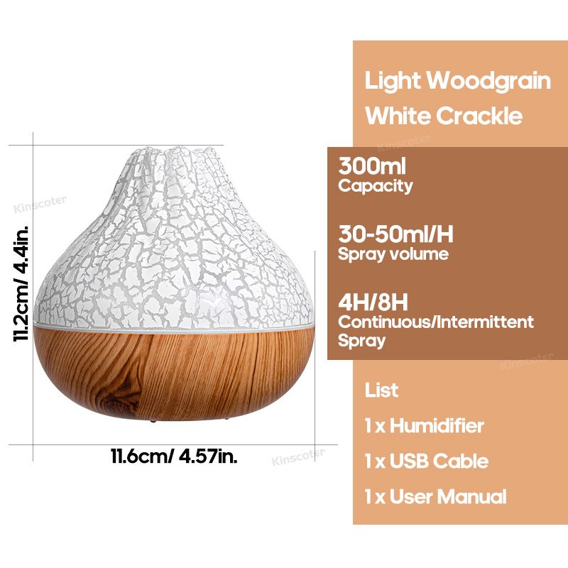 Volcano Mist USB Humidifier with Night Light – Portable Air Moisturizer for Home, Office & Travel